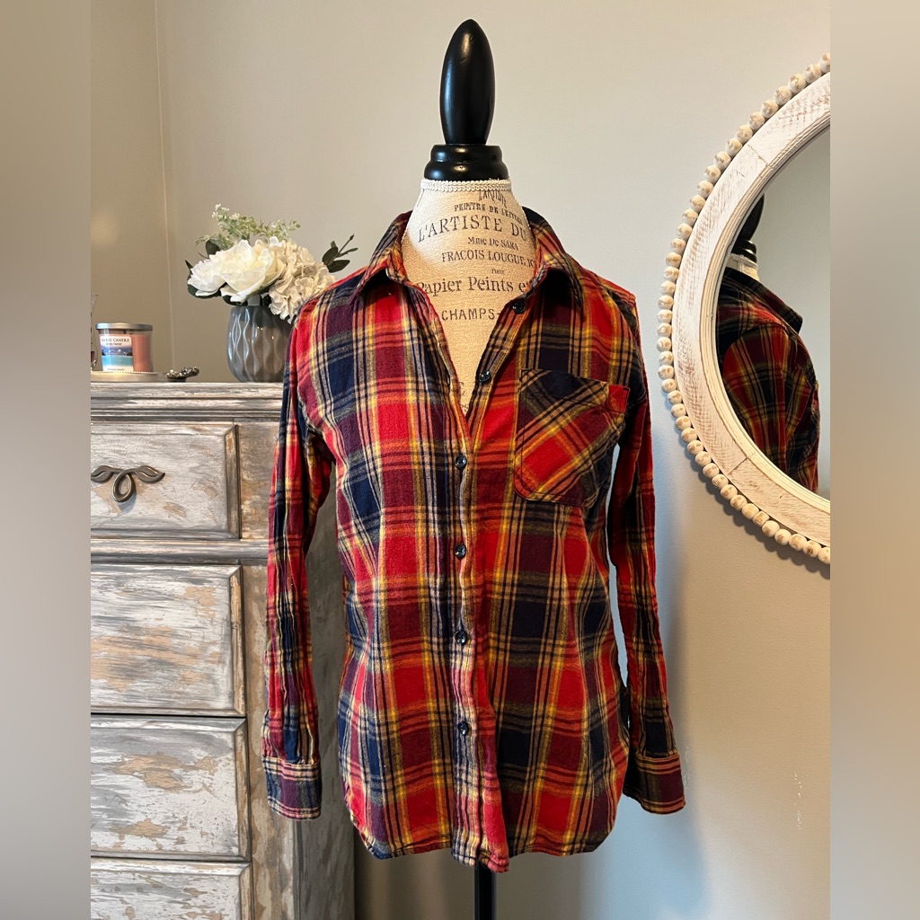Euc Button Down Top